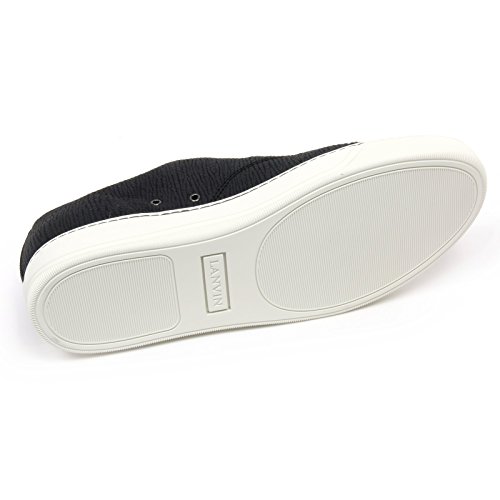 C2858 sneaker uomo LANVIN VERE scarpa nero low top shoe man [5]