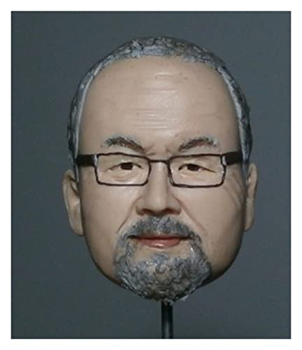Cabeza de Hombre Personalizado Figuras con Gafas 4-5 cm Altura Puppets Polimérica Arcilla Hecho A Mano Amigos Niños Regalo (Color : Head Keychain, Size : Gratis)