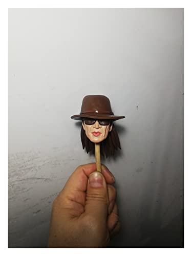 Cabeza de Hombre Personalizado Figuras con Gafas 4-5 cm Altura Puppets Polimérica Arcilla Hecho A Mano Amigos Niños Regalo (Color : Head Keychain, Size : Gratis)