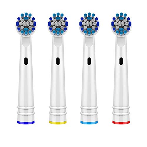 Cabezales cepillo de repuesto para cepillo de dientes Oral-B,Precision Clean compatible con cepillo de dientes eléctrico Oral B Braun (pack of 4)