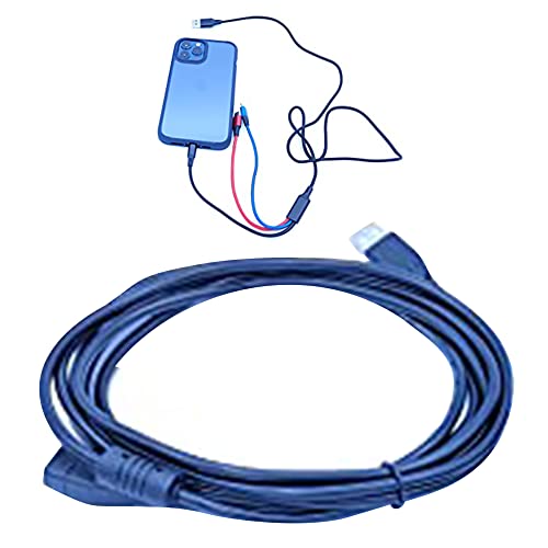 Cable USB tres en uno mas alargador USB 3 metros (Pack) Multi Cable de Carga, Nylon Multi USB Cargador Cable Múltiples Micro USB Tipo C para Android Galaxy, Huawei Extensión USB Tipo A Macho A Hembra
