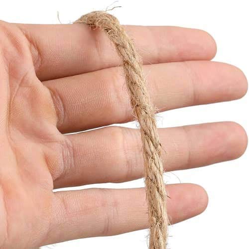 CABLEPELADO Cuerda de cañamo Natural 15 m 8 mm Marron