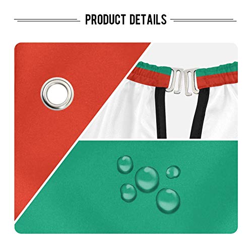 Cabo de peluquería con bandera de Bulgaria oficial búlgara para cortar el pelo, babero para el salón de casa y barbería