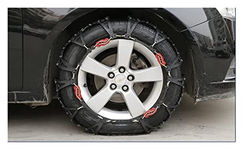 Cadenas de nieve para coche Cadena de nieve Cadena de nieve Cadenas de neumáticos, neumáticos de vehículos todo terreno de automóviles, Cadena de emergencia de emergencia de nieve de uso general y ali