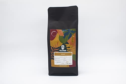 Cafe en Grano 100% Natural - Fincas de Nicaragua Specialty coffee - Café De Especialidad Blend, Nicaragua-India sabor fuerte, perfecto para espresso 1000 gr - Tostado artesanalmente