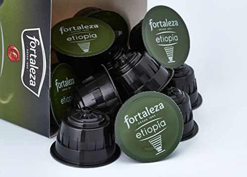 Café FORTALEZA - Cápsulas de Café Etiopia Compatibles con Dolce Gusto