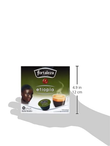 Café FORTALEZA - Cápsulas de Café Etiopia Compatibles con Dolce Gusto