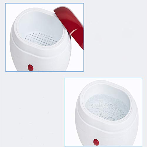 CAILI Máquina de Limpieza por Ultrasonidos, Máquina de Limpieza por Ultrasonidos Profesional, Máquina de Limpieza de Mini Joyas, Adecuada para Joyería, Gafas, Relojes, Anillos, Monedas, Dentaduras