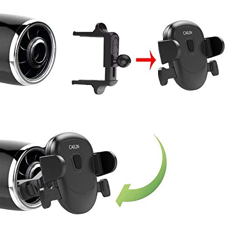 Cailin Soporte de Coche para Rejilla de ventilación Redondo para Mercedes Benz A B C E Sclass, Ford Mustang,Mini Cooper Jeep Suzuki