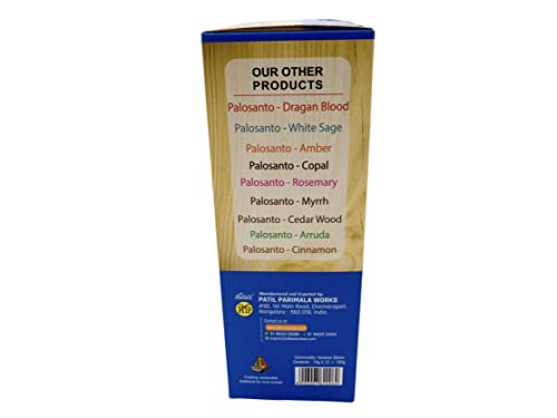 Caja de Incienso de Palo Santo y Almizcle Premium Masala Incense, Natural SIN TOXICOS, Hecho a Mano,Incluye 12 Paquetes con 15gr de Varillas Cada uno (Palo Santo y Almizcle)