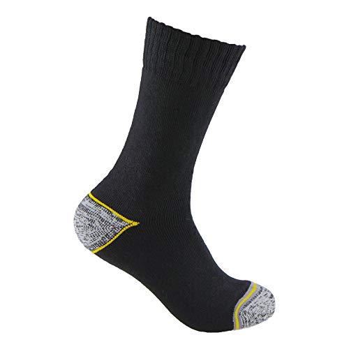 Calcetines de TRABAJO (3 pares) ideales para botas de trabajo o calzado de seguridad. Con goma ANTI-PRESION y talón y puntera reforzados. También son idóneos para deportes de invierno. (43-46)