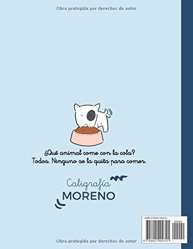 CALIGRAFÍA DIVERTIDA CON PAUTA MONTESSORI: Chistes para niños en letra ligada escolar para mejorar escritura, comprensión lectora y ortografía fácil y con una sonrisa.