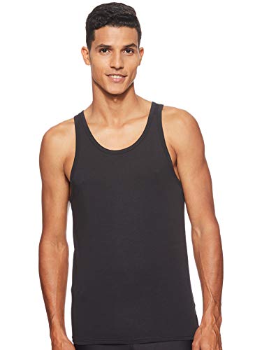 Calvin Klein 2p Tank Camiseta sin Mangas, Negro (Black 001), M para Hombre