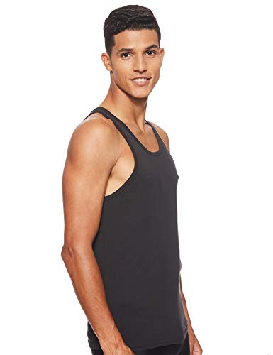 Calvin Klein 2p Tank Camiseta sin Mangas, Negro (Black 001), M para Hombre