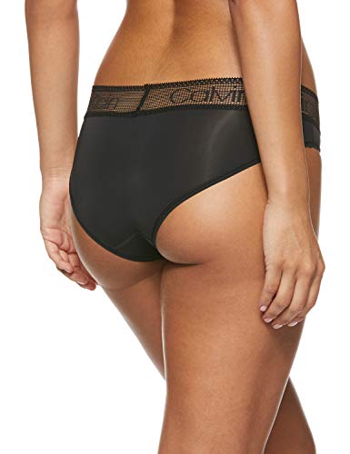 Calvin Klein Bikini Braguitas, Negro (Black 001), (Talla del Fabricante: Small) para Mujer