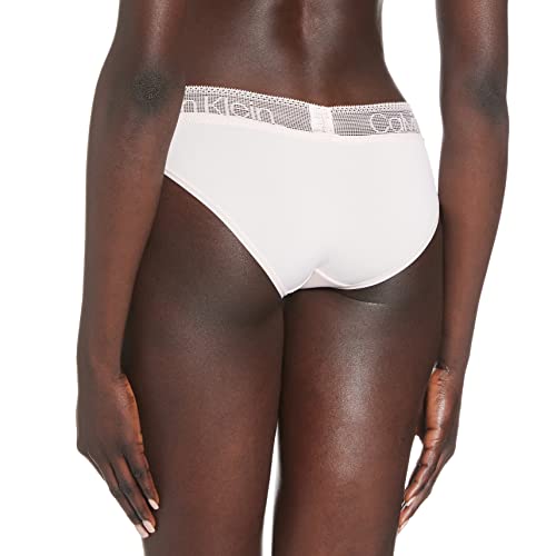 Calvin Klein Bikini Braguitas, Rosa (Nymph'S Thigh 2Nt), (Talla del Fabricante: Small) (Pack de 2) para Mujer