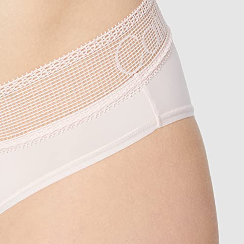 Calvin Klein Bikini Braguitas, Rosa (Nymph'S Thigh 2Nt), (Talla del Fabricante: Small) (Pack de 2) para Mujer