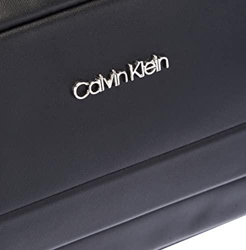 Calvin Klein Bolsa de Lavado en Caja, Accesorio de Viaje-Billetera Plegable Triple para Hombre, Schwarz, Talla única