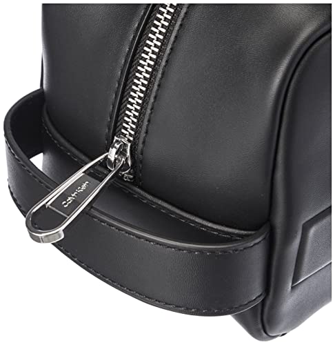 Calvin Klein Bolsa de Lavado en Caja, Accesorio de Viaje-Billetera Plegable Triple para Hombre, Schwarz, Talla única