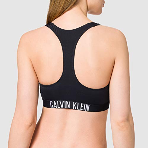 Calvin Klein Bralette-rp Parte Superior de Bikini, Pvh Black, S para Mujer