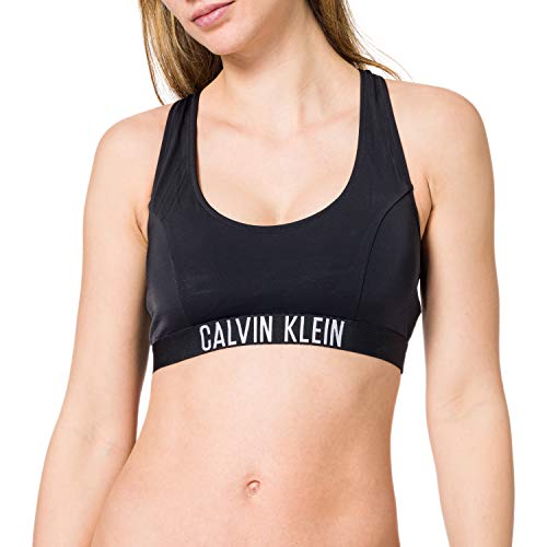 Calvin Klein Bralette-rp Parte Superior de Bikini, Pvh Black, S para Mujer
