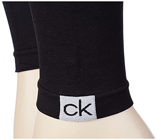 Calvin Klein CK Logo Women's Leggings 1 Pack, Negro, S para Mujer