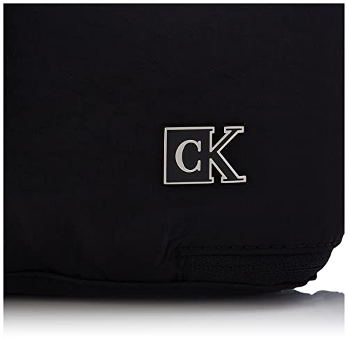 Calvin Klein Jeans Feminine Nylon Make UP Bag, Accesorio de Viaje-Billetera Plegable Triple para Mujer, Schwarz, Talla única