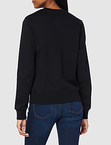 Calvin Klein Jeans Institutional Core Logo Cn, Sudadera para Mujer, Negro (Ck Black), M