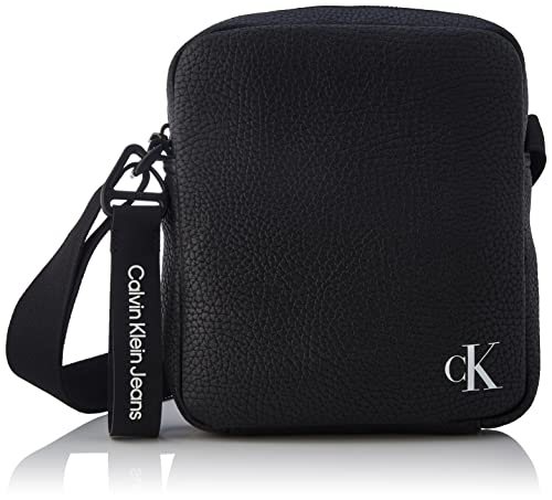 Calvin Klein Jeans Tagged Reporter S, Hombre, Schwarz, Medium