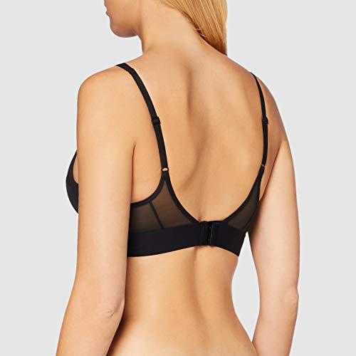 Calvin Klein LGHT Lined Bralette Sujetador, Black, 0A38 para Mujer