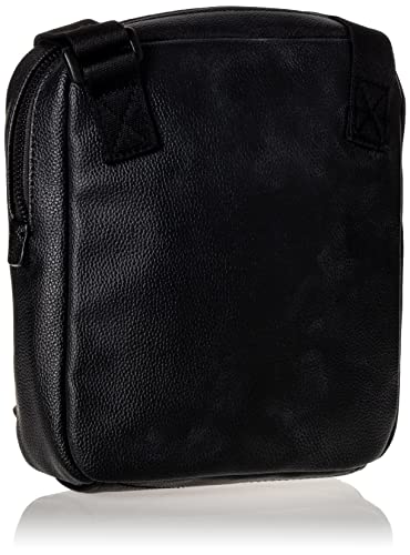 Calvin Klein Micro Pebble Reporter S, Hombre, Black, Medium