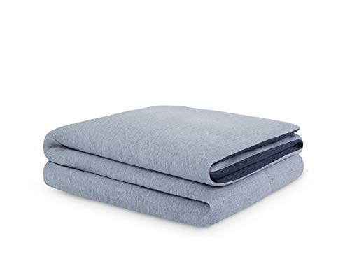 Calvin Klein Modern Cotton Gene Duvet Set, Light Wash/Indigo, Single, 2