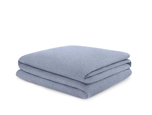 Calvin Klein Modern Cotton Harrison Duvet Set, Solid Periwinkle, Double, 3