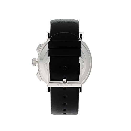 Calvin Klein Reloj Cronógrafo para Hombre de Cuarzo con Correa en Cuero K8Q371C1