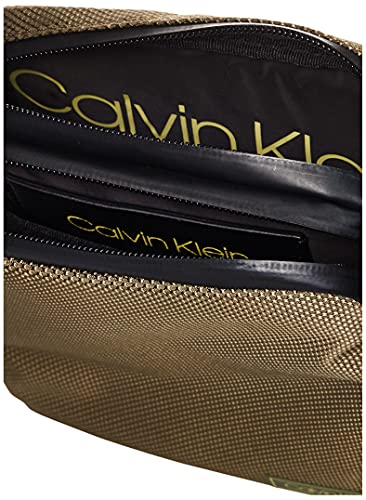 Calvin Klein - Revealed 2g Mini Reporter, Organizadores de bolsos Hombre, Verde (Dark Olive), 0.1x0.1x0.1 cm (W x H L)
