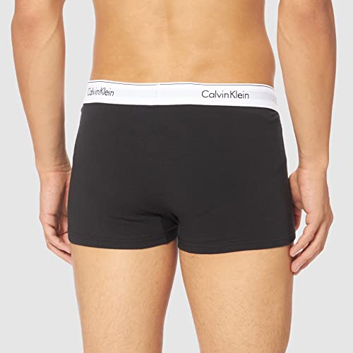 Calvin Klein Trunk 2Pk Bóxer, Negro, M (Pack de 2) para Hombre