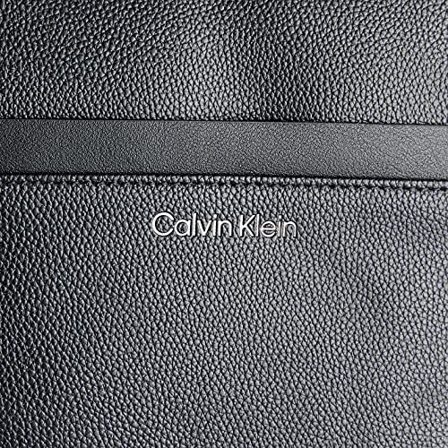 Calvin Klein Warmth Reporter, Crossovers para Hombre, Black, Medium