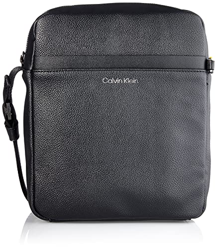 Calvin Klein Warmth Reporter, Crossovers para Hombre, Black, Medium