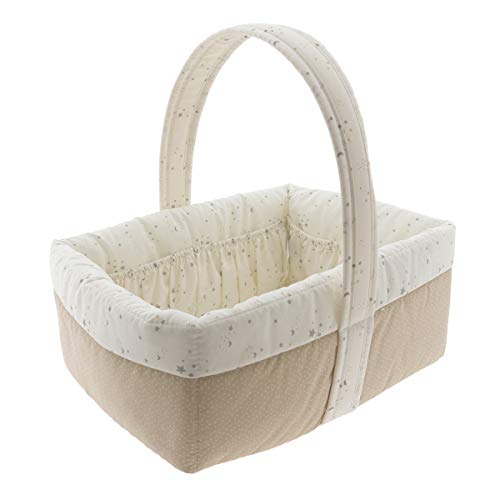 Cambrass Layette Canastilla de Almacenamiento, Beige (Sky Beige), 22.5x29x29 cm