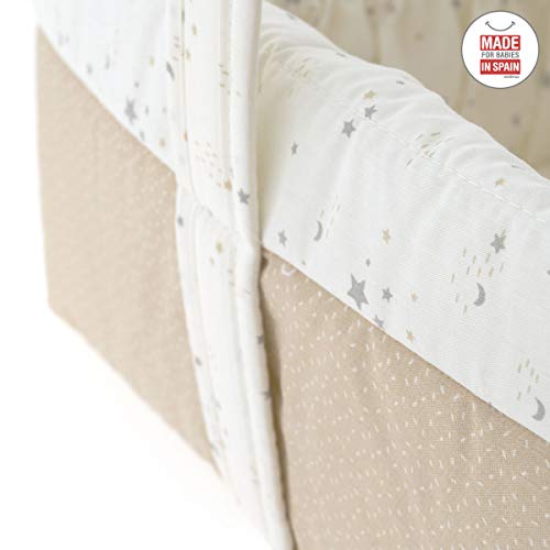 Cambrass Layette Canastilla de Almacenamiento, Beige (Sky Beige), 22.5x29x29 cm