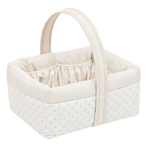 Cambrass Layette Canastilla de Almacenamiento, Beige (Star Beige), 22.5x29x29 cm