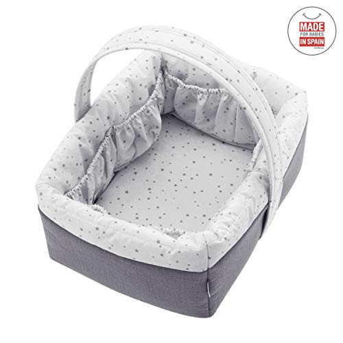 Cambrass Layette Canastilla de Almacenamiento, Gris (Astra Grey), 22.5x29x29 cm