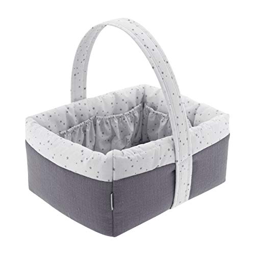 Cambrass Layette Canastilla de Almacenamiento, Gris (Astra Grey), 22.5x29x29 cm