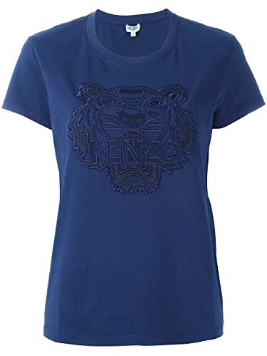 Camiseta con Logo Tiger Bordado de Kenzo Talle S