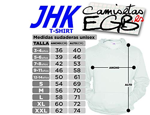 Camisetas EGB Sudadera Adulto/Niño Mortadelo ochenteras 80´s Retro (Negro, XXL)