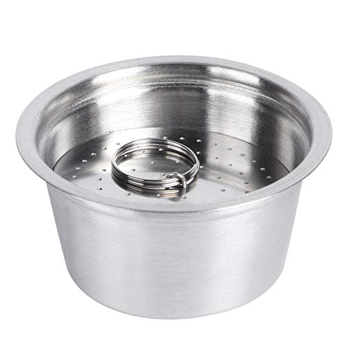Cápsulas reutilizables de acero inoxidable Cápsulas de café crema recargables Cápsulas Taza apta para cafetera Dolce Gusto(Verde)
