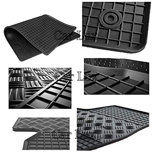 Car Lux AR01000 - Alfombras Alfombrillas de goma a medida para Scirocco desde 2008-