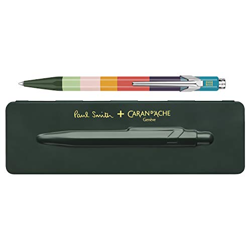 Caran d'Ache Paul Smith 855 - Bolígrafo, estuche Racin Green