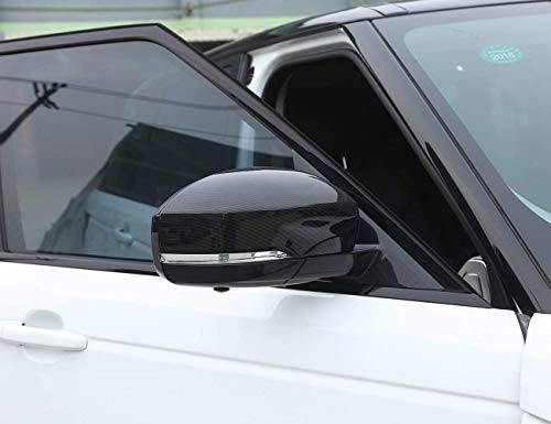 Carcasa del espejo retrovisor del coche para Evoque Discovery Sport 2015-2019,For Jag F-Pace X761, tapa del espejo retrovisor, accesorios de modificación de la cubierta del espejo de la puerta lateral