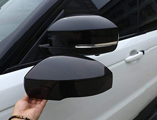 Carcasa del espejo retrovisor del coche para Evoque Discovery Sport 2015-2019,For Jag F-Pace X761, tapa del espejo retrovisor, accesorios de modificación de la cubierta del espejo de la puerta lateral
